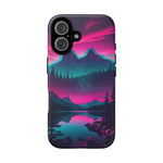 2 Rounds Canada Retina Artwork Vaporwave Phone Case – Landscape Aesthetic