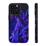 Neon Shrine Maiden phone case | Tough Case, anime vaporwave