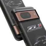 ZL1 Camaro phone case | tough phone case, black muscle car design