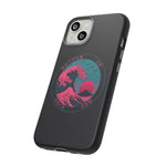 Great Dream Wave Circular Badge Vaporwave Phone Case – Japanese Aesthetic