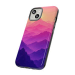 Pastel Mountain Haze Vaporwave Art Tough Phone Case