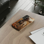 German Wirehaired Pointer Autumn Art Tough Phone Case