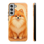 Pomeranian Tiny Fox Fluffy Art Tough Phone Case