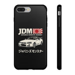 R34 Skyline GT-R JDM Rising Sun Tough Phone Case Cover Gift