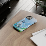 Copy of Silver Butterflies Tough Case | Blue Sky Water Droplets Phone Cover