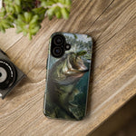 Largemouth Bass Phone Case, Frog Strike Cover for Freshwater Gift