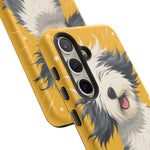 Sheepdog Hair Flip Phone Case Funny Dog Lover Gift
