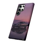 Sunset Skyline GT-R R32 phone case | car reflection, purple dusk
