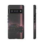 FC RX-7 Pink Neon Fog Column Tough Case