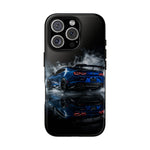 Camaro ZL1 Phone Case, Blue Track Smoke Studio Cover