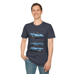 Blue Classic 1967 Corvette Convertible T-Shirt | Sports Car Illustration