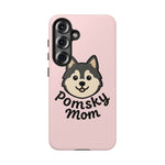 Pomsky Mom Phone Case | Cute Dog Illustration