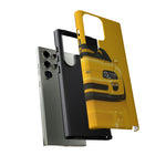 Yellow Supra Phone Case, MK4 90s JDM Legend Tough Protective Cover for Men