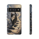 Piano Cat walking on keys Tough Case | Phone cover, musical cat art