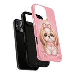 Shih Tzu Princess Kawaii Chibi Puppy Pet Dog Art Tough Phone Case