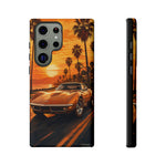 Orange Corvette C3 Stingray Sunset Palms Phone Case