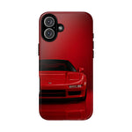 Red NSX Phone Case, 90s JDM Supercar Legend Tough Cover, Mens Gift