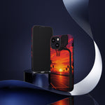 Basketball Court Sunset Phone Case | Tough Phone Case