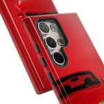 Red Miata Phone Case, NA MX5 90s JDM Roadster Tough Cover
