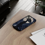 Geisha Parasol Moonlight Art Tough Phone Case
