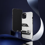 White NSX Phone Case, Retro 90s JDM Supercar Cover, Gift for Car Lovers
