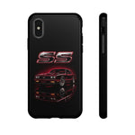 Red SS Muscle Car Monte Carlo phone case | Classic Chevy design