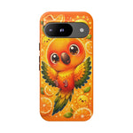 Sun Conure Kawaii Citrus Art Tough Phone Case