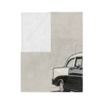 1956 Chevy 210 Custom Classic Car Velveteen Blanket | Vintage Auto Trio