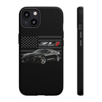 Black ZL1 Camaro Phone Case Muscle Car Tough Cover Gift Art