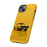 Golden Yellow Charger Phone Case, 68 Classic Muscle Car Tough Cover
