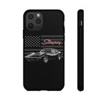 C3 Stingray Phone Case Black Sports Car Tough Cover Gift