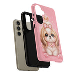 Shih Tzu Princess Kawaii Chibi Puppy Pet Dog Art Tough Phone Case