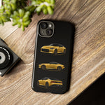 Gold Fairlady Z Classic Sports Car Tough Phone Case - 3 View