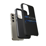 Blue C7 Z06 Sports Car Tough Phone Case Track Style Cover Gift