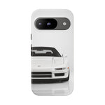 White NSX Phone Case, Retro 90s JDM Supercar Cover, Gift for Car Lovers