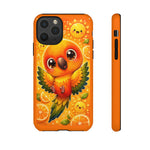 Sun Conure Kawaii Citrus Art Tough Phone Case