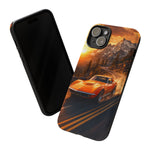 1969 C3 Corvette Phone Case, Orange Mountain Pass Motion Blur