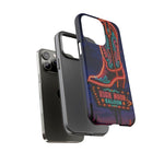 Neon Cowboy Boot phone case | High Noon Saloon design