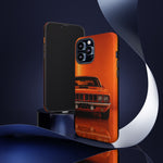 Orange Cuda Phone Case, 71 Classic Muscle Car Tough Cover
