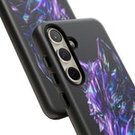 Holographic Wolf Phone Case, Fractured Prism Iridescent Cover