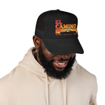 Retro El Camino Sunset Vintage Style Foam Trucker Hat Classic Utility Car Graphic Snapback Cap