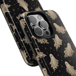Vintage Ghost Pattern phone case | Halloween spooky stars design