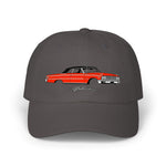 1963 Galaxie Convertible Dad Hat Classic Car Cap Red Black Top