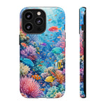 Underwater Coral Reef Phone Case | Colorful Tropical Fish Ocean Scene