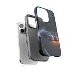 240SX JDM Drift Smoke Night Street Art Tough Phone Case