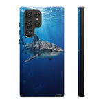 Tiger Shark Phone Case, Dappled Blue Water Tough Cover