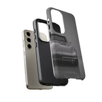 Silver Corvette Art Phone Case, C2 Sting Ray Classic Sports Cover