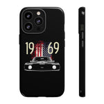 1969 Camaro SS American Flag Tough Phone Case Cover Gift Art