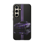 R33 Skyline Phone Case, Purple 97 JDM Sports Car Stripe Studio Cover