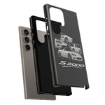 White S2000 Roadster Collage JDM Tough Phone Case Cover Gift